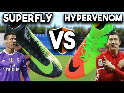 Hypervenom 3 vs CR7 Superfly Boot Battle - Ronaldo v Lewandowski Soccer Cleats - UCs7sNio5rN3RvWuvKvc4Xtg