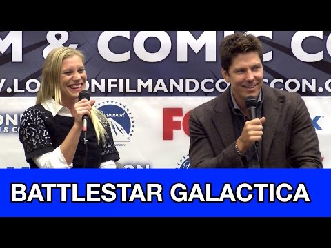 Katee Sackhoff & Michael Trucco - Battlestar Galactica London Comic Con Panel - UCS5C4dC1Vc3EzgeDO-Wu3Mg