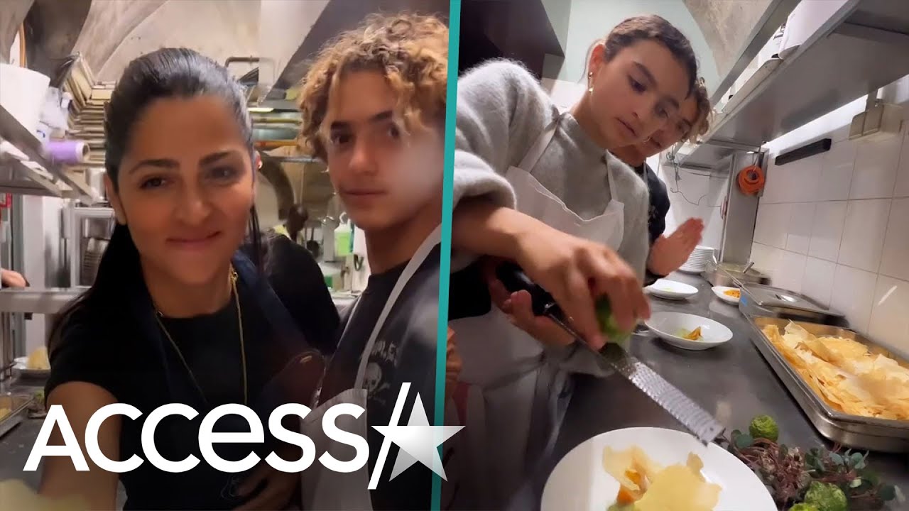 Matthew McConaughey’s Wife & Kids Cook For Homeless In Paris