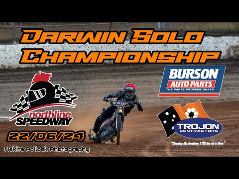 Darwin Solo Speedway Championship at Northline Speedway Northern Territory - dirt track racing video image