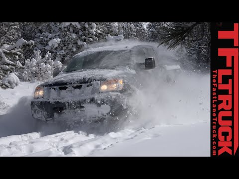 2015 Nissan Titan Snowy First Tracks Farewell Off-Road Review in TFL4K - UCO-85LYfB61OP4SRAgpfncw