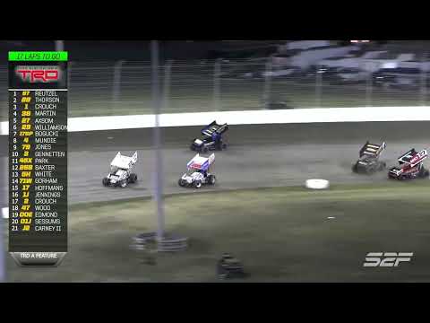 10.4  POWRi 410 Outlaw Sprint League at Texas Motor Speedway| Highlights - dirt track racing video image