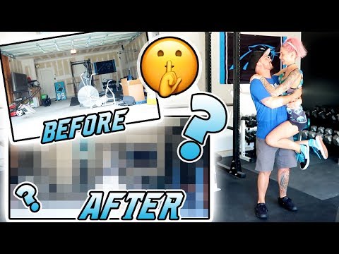 SURPRISING MY FIANCÉ! | Home Makeover: Garage Gym Edition - UCiWbNSajTR_7gxfjaXxExJQ