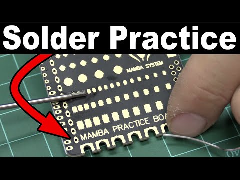 Solder Practice Board - How to solder your 1st FPV Drone - UCf_qcnFVTGkC54qYmuLdUKA