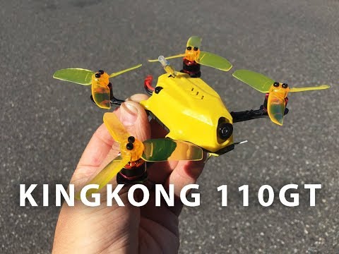 KingKong 110GT 117mm Racing Drone Review, Unboxing and Flights - UCLqx43LM26ksQ_THrEZ7AcQ