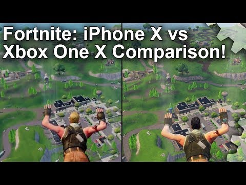Fortnite: iPhone X vs Xbox One X Comparison  - Just How Close Are They? - UC9PBzalIcEQCsiIkq36PyUA