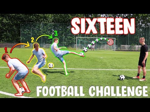 JAK TOHLE UDĚLAL? | SIXTEEN w/ Lau, Sako [FOOTBALL CHALLENGE]