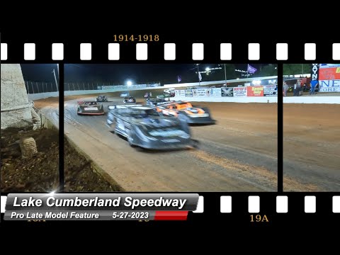 Lake Cumberland Speedway- Pro Late Model Feature - 5/27/2023 - dirt track racing video image