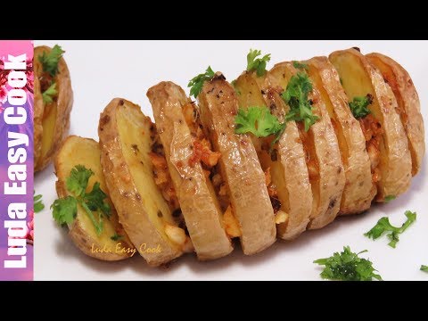 ВКУСНАЯ КАРТОШКА ГАРМОШКА в духовке простой гарнир из картофеля | Simple dishes of potatoes - UCwZ6TJuh2PsR83k5PkkQx4A