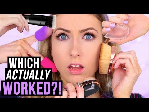 5 WEIRD Foundation Applicators?! || What Worked & What DIDN'T #5in5