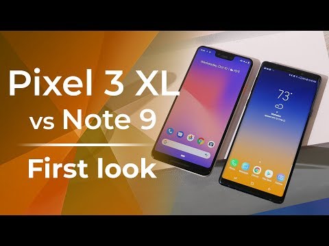 Google Pixel 3 XL vs Samsung Galaxy Note 9: first look - UCwPRdjbrlqTjWOl7ig9JLHg