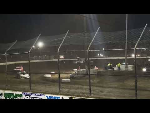Factory Stock Feature Race (tire in track, 2-3) 7-19-2024 at Kankakee County Speedway - dirt track racing video image
