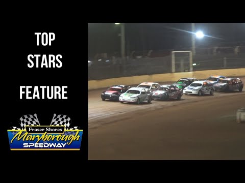 Junior Sedans Top Stars - Final - Maryborough Speedway - 7/10/2023 - dirt track racing video image