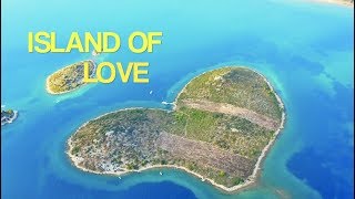 LOVE FROM ABOVE - The most perfect heart-shaped island in the world - Galesnjak