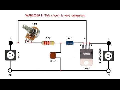 Solder Iron Controller, Light dimmer, AC motor speed controller. | Racer.lt