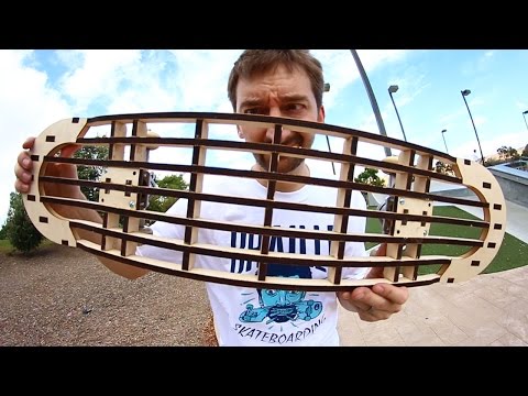 INCREDIBLE LASER CUT SKATEBOARD! | YOU MAKE IT WE SKATE IT EP 51 - UC9PgszLOAWhQC6orYejcJlw