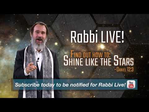 Rabbi LIVE November 14: Find Out How to Shine Like the Stars!