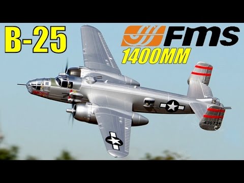 FMS B-25 Mitchell UNCUT Flight Demo by RCINFORMER - UCdnuf9CA6I-2wAcC90xODrQ