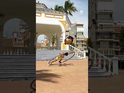 Guy Flips Over Acrobat In Cyr Wheel | People Are Awesome - UCIJ0lLcABPdYGp7pRMGccAQ