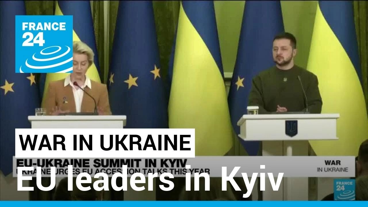 Ukraine urges EU accession talks this year ahead of key summit • FRANCE 24 English