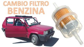 Cambiare filtro benzina Fiat PANDA Prima Serie