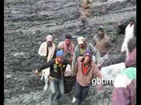 Landslide in Hunza