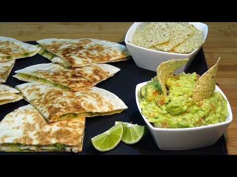 Receta Quesadillas de pollo y guacamole súper fácil - Recetas de cocina, paso a paso, tutorial - UC5ONfXPjWgqElh0NZaRJ1tg