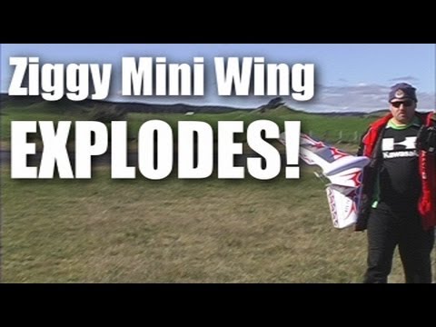 Ziggy Mini Wing RC plane explodes and crashes - UCQ2sg7vS7JkxKwtZuFZzn-g