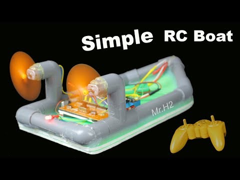 Diy RC Boat - How To Make Simple Remote Control Boat Twin 180 Motor Using PVC Pipe - UCR3xusmlQ7Ljz8R7AB0umZw