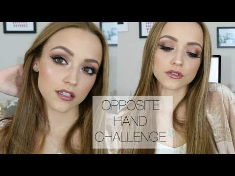 Full Glam Makeup Look Using MY RIGHT HAND | Opposite Hand Challenge - UC8v4vz_n2rys6Yxpj8LuOBA