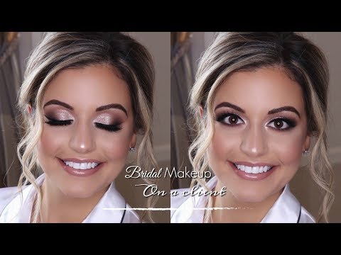 Bridal Makeup On A Client | Ft  Tartelette In Bloom & Jaclyn Hill Palette | MAKEUP BY JEN - UCV09geq_rIiIPpFA_skUGFg