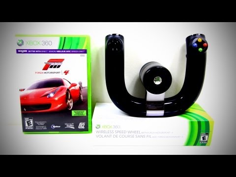 XBOX 360 Wireless Speed Wheel + Forza Motorsport 4 Unboxing - UCsTcErHg8oDvUnTzoqsYeNw