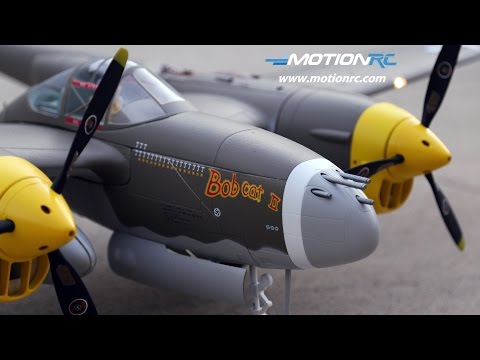 FlightLineRC 1600mm P-38L Lightning Feature Overview and Flight Demo - UCubk5oFcnH0G47QJsj22fKw