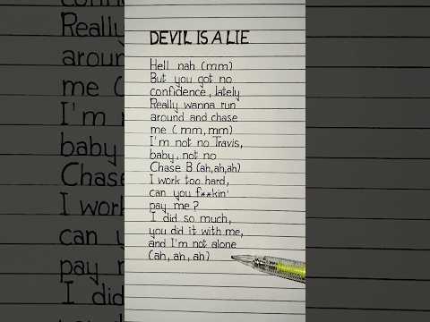 tommy richman devil is a lie lyrics #tommyrichman #lyrics