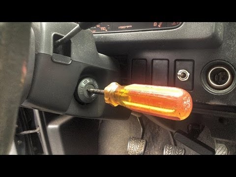 How to start a ford with a screwdriver #5