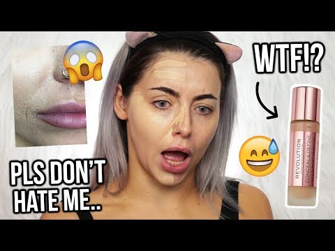 YIKES.. TESTING NEW REVOLUTION CONCEAL + DEFINE FOUNDATION! REVIEW, WEAR TEST + FIRST IMPRESSIONS - UCeOYFSJpQT27y3V6faZNC2g