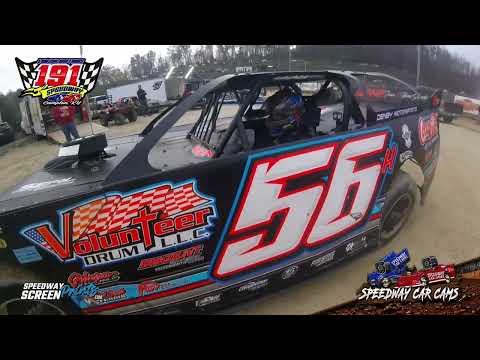 #56 Jordan Horton - Super Late Model - Hotlaps &amp; Feature - 191 Speedway - 11-9-24 - dirt track racing video image