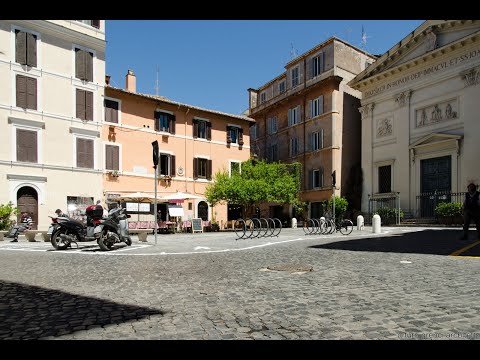 TGR Lazio "Buongiorno Regione" 21 06 2019 - Piazza di S. Giovanni della Malva - Trastevere (Roma)