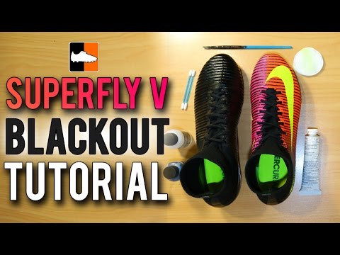 BlackOut Superfly V - How To Black Out Boots & Cleats Tutorial - UCs7sNio5rN3RvWuvKvc4Xtg