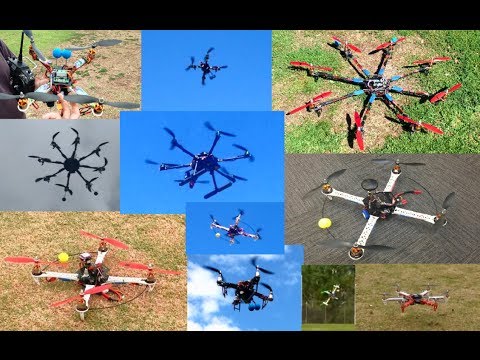 HobbyKing Multirotor Compilation - Quadcopter, Hexacopter and Octocopter FY-680 SK-450 Turnigy Talon - UCIJy-7eGNUaUZkByZF9w0ww