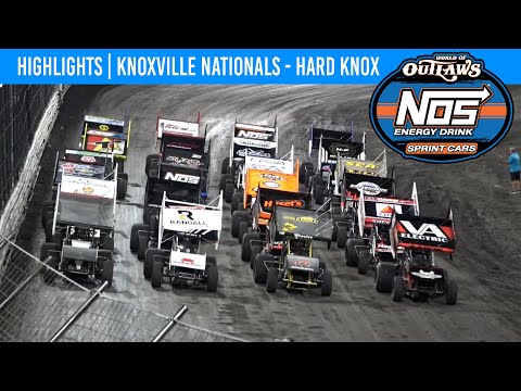 World of Outlaws NOS Energy Drink Sprint Cars | Knoxville Raceway | August 11, 2023 | HIGHLIGHTS - dirt track racing video image