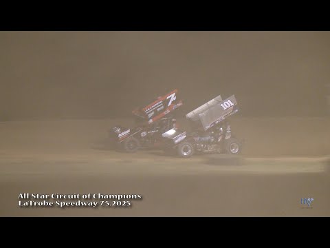 All Star highlights - LaTrobe Speedway July 5, 2025 - dirt track racing video image