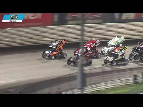 Knoxville Raceway 410 Highlights / May 6, 2023 - dirt track racing video image