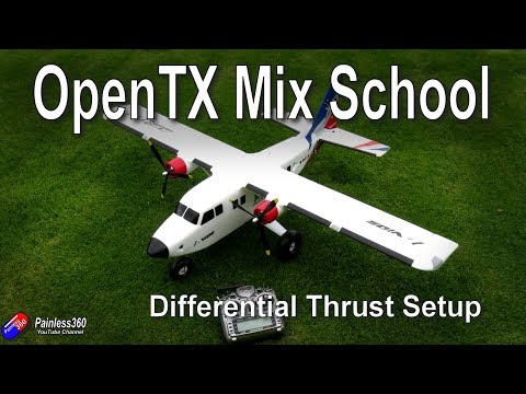 OpenTX Mix: Differential thrust for planes with two engines (i.e. BushMule) - UCp1vASX-fg959vRc1xowqpw