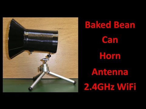 Baked Bean Can Horn Antenna 2 4GHz WiFi - UCHqwzhcFOsoFFh33Uy8rAgQ