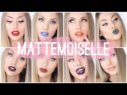 FENTY BEAUTY - Mattemoiselle Plush Matte LIPSTICK SWATCHES! - UCz7CjqAxoaLgWi72rIWAZpQ