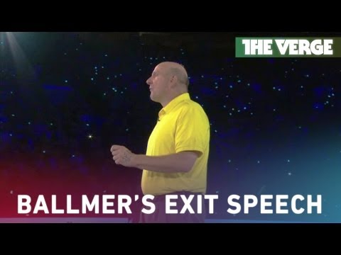 Ballmer thanks Microsoft Employees in farewell address - UCddiUEpeqJcYeBxX1IVBKvQ