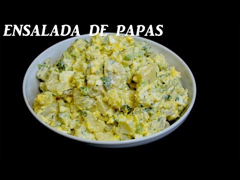 Ensalada Rusa de papas con huevos cocidos. - UCIRNADSE7zTt6_MshDlnZSA