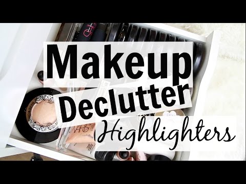 Makeup Collection + Declutter! // Highlighters - UCuaQ-5iDHAuUHdxdBDrrjPQ