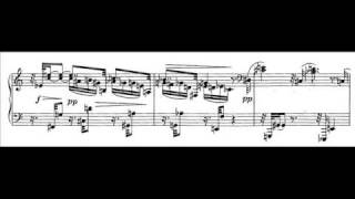 Schoenberg - Three Piano Pieces, No. 1 (with sheet music)